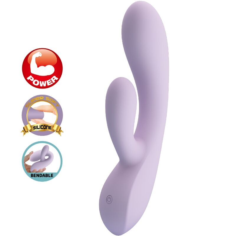Vibrador rabbit Pretty Love Rosolyn, morado