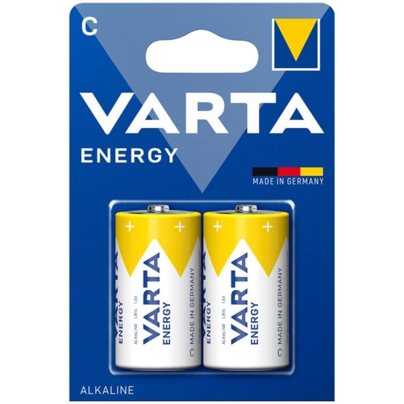 Pilas alcalinas LR14 C de larga duración para dispositivos de alto consumo energético VARTA