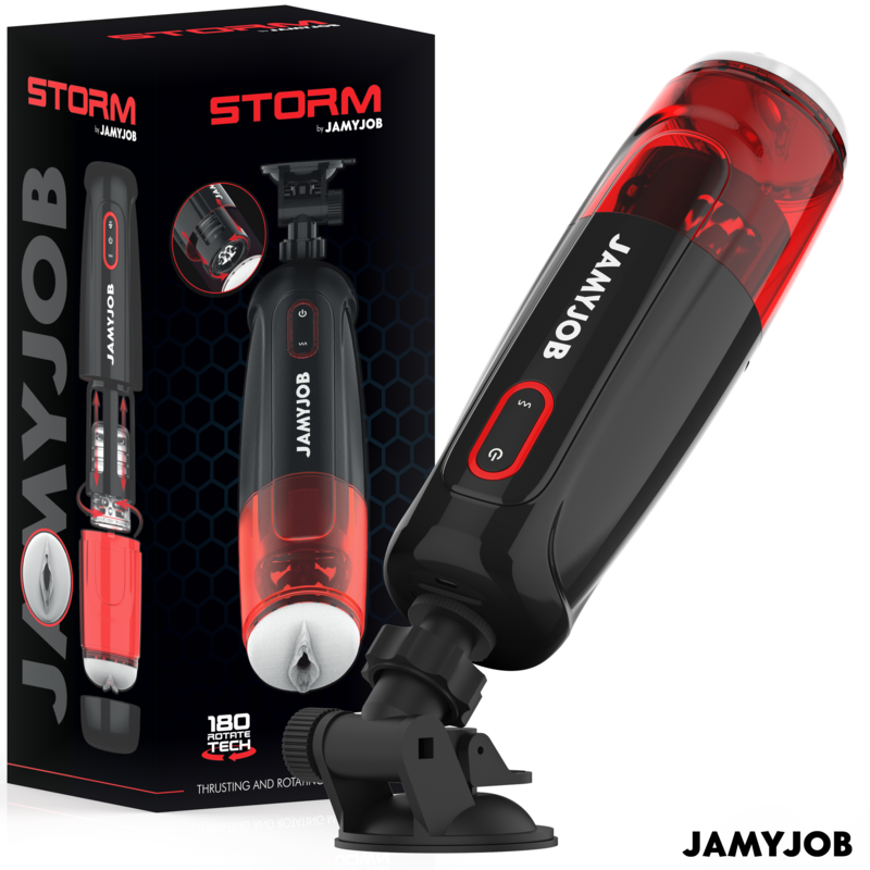 Masturbador automático JAMYJOB STORM con rotación y movimientos de empuje