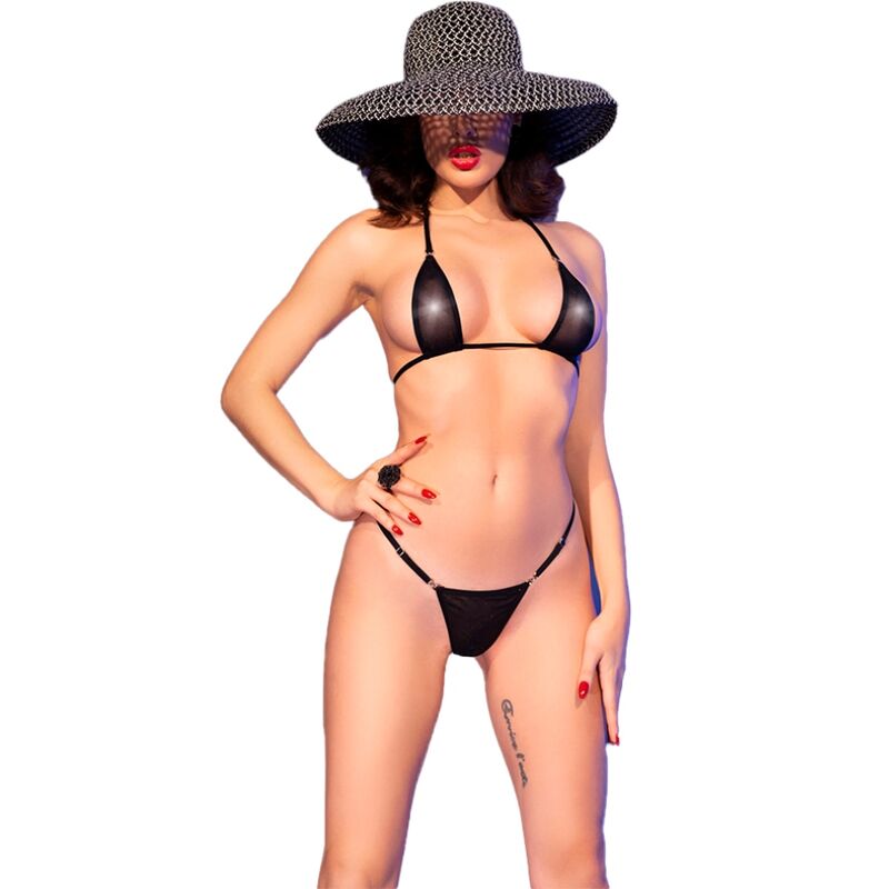 Microbikini negro CHILIROSE CR 4840, S/M