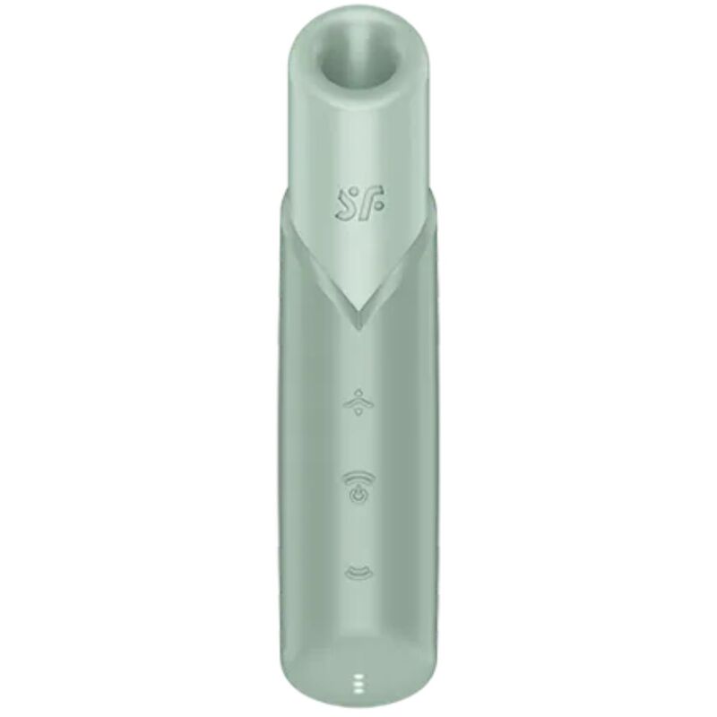 Estimulador de clítoris Satisfyer Naughty Kiss Wave, color aguamarina