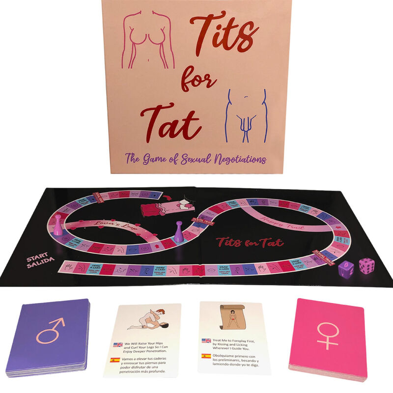 Juego de mesa erótico Tits for Tat de KHEPER GAMES