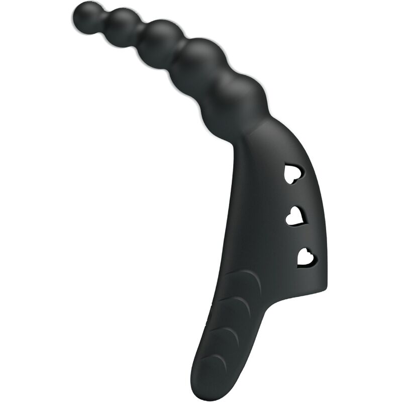 Vibrador para dedos Pretty Love Jordin, negro