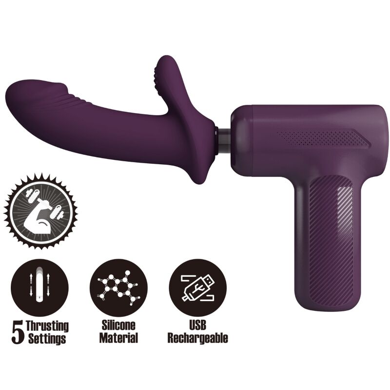 Estimulador de clítoris Pretty Love DJ Scholar con 5 ajustes