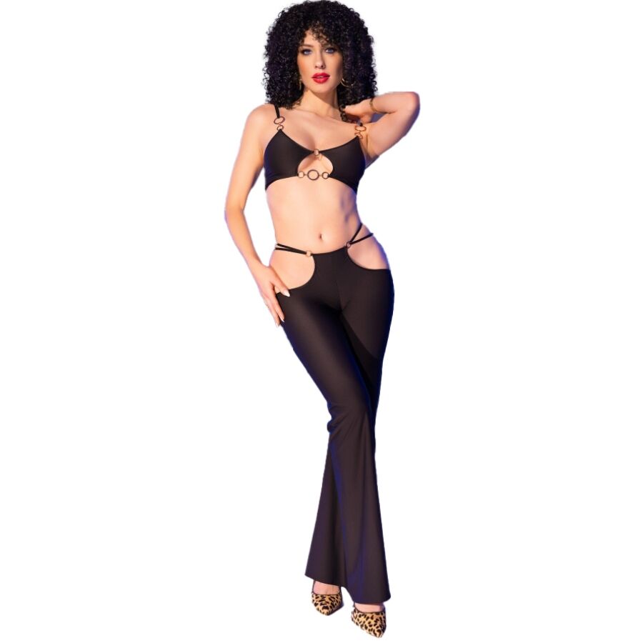 Conjunto de lencería CHILIROSE CR 4851 con top y leggings