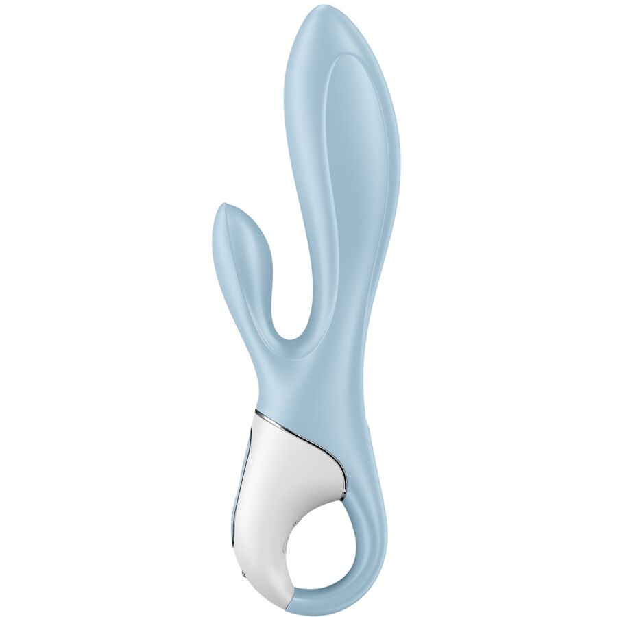 Satisfyer Air Pump Bunny 1, vibrador tipo rabbit azul