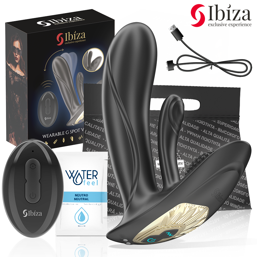 Ibiza Vibrador Portátil Con Estimulación Del Punto G Y Del Clítoris Con Mando A Distancia