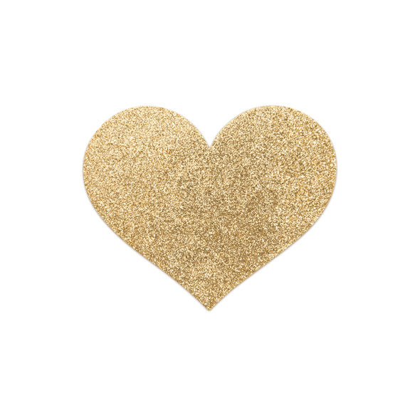 Bijoux Indiscrets Flash Golden Heart cubrepezones