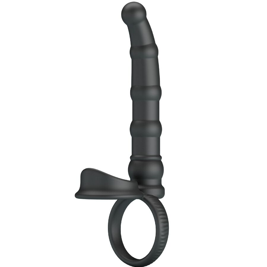 Anillo para el pene Pretty Love Tatum con plug y 10 funciones de vibración