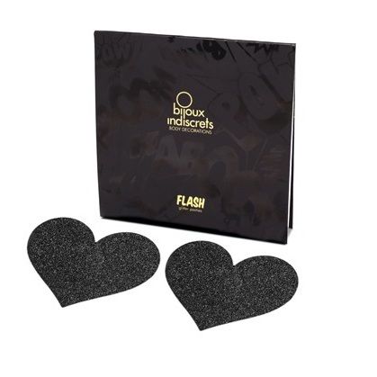 Cubrep pezones Bijoux Indiscrets Flash Black Heart