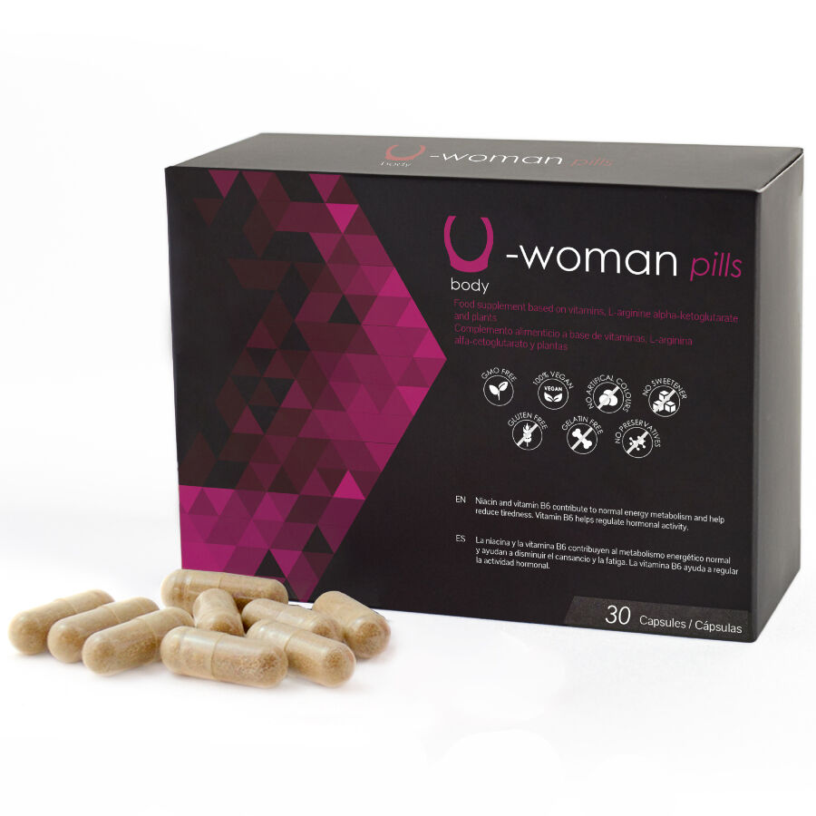 Complemento alimenticio U Woman de 500COSMETICS, 30 cápsulas