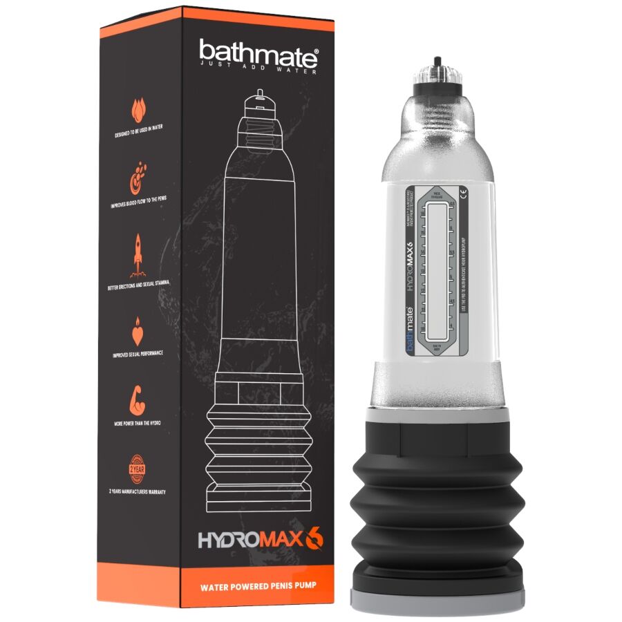 BATHMATE Hydromax 6 Clear bomba de pene