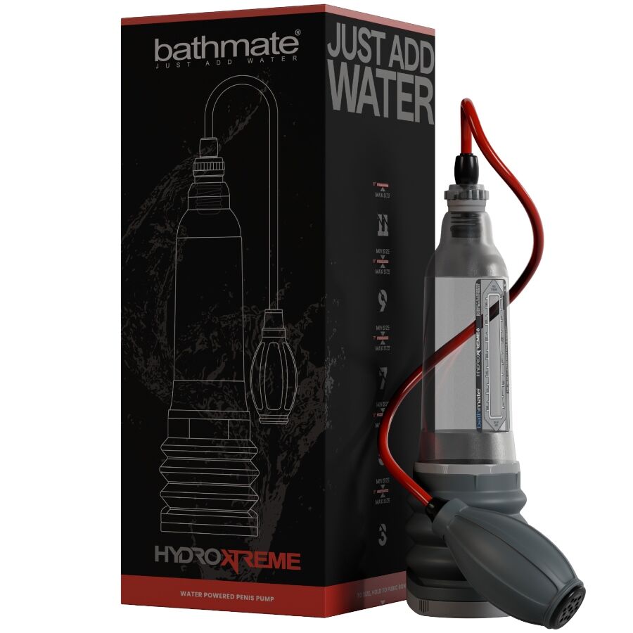 BATHMATE Hydroxtreme 6 bomba de vacío para el pene con accesorios