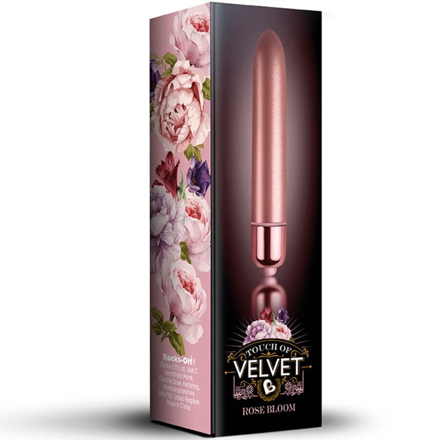 Minivibrador ROCKS-OFF Touch of Velvet Rose Bloom