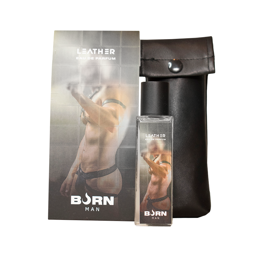 Perfume corporal para hombre BURN Leather, 20 ml