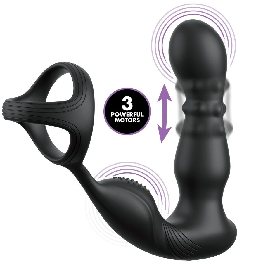 Anal Fantasy Elite Ass Gasm Slide & Glide vibrador anal con mando a distancia