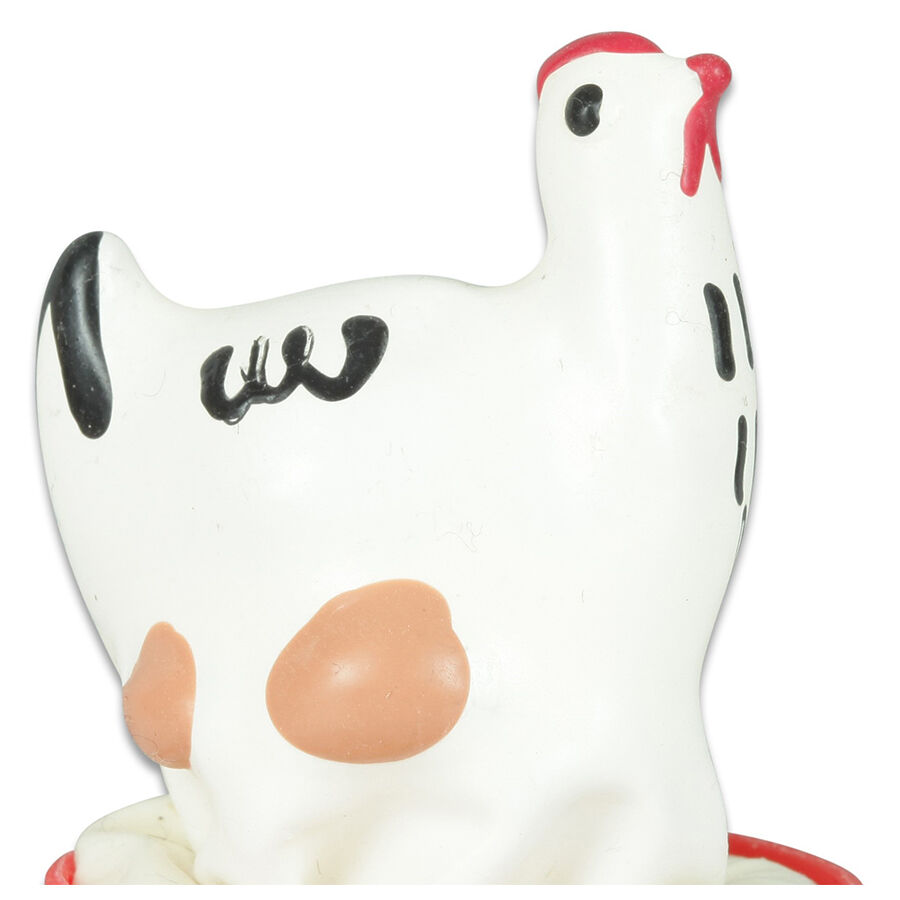 CONDOMERIE Chicken White, regalo erótico pintado a mano