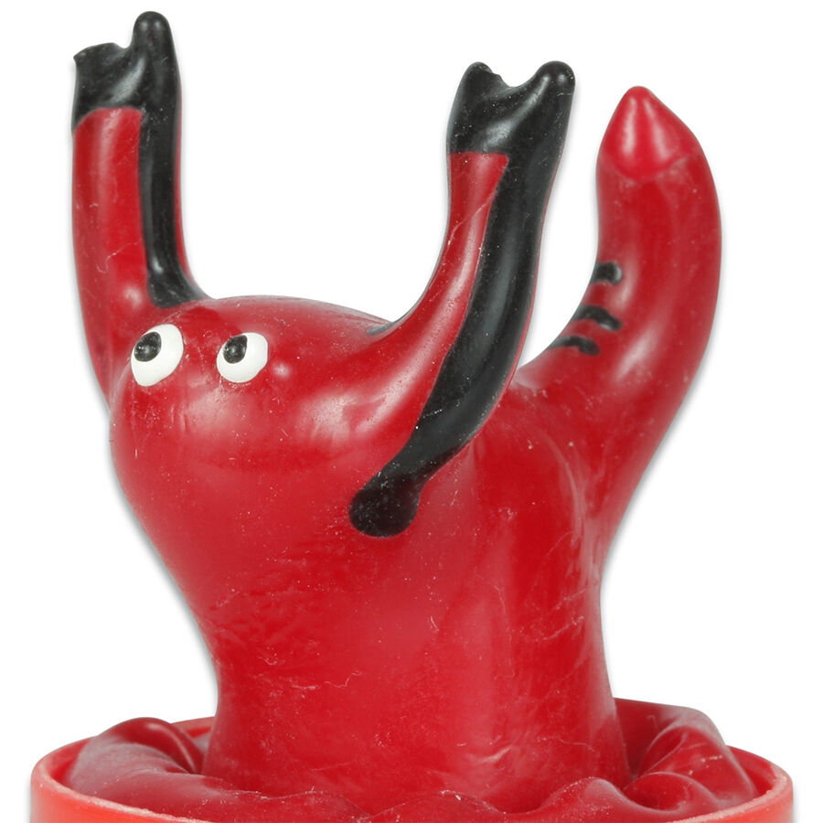 CONDOMERIE Red Scorpio, regalo erótico pintado a mano