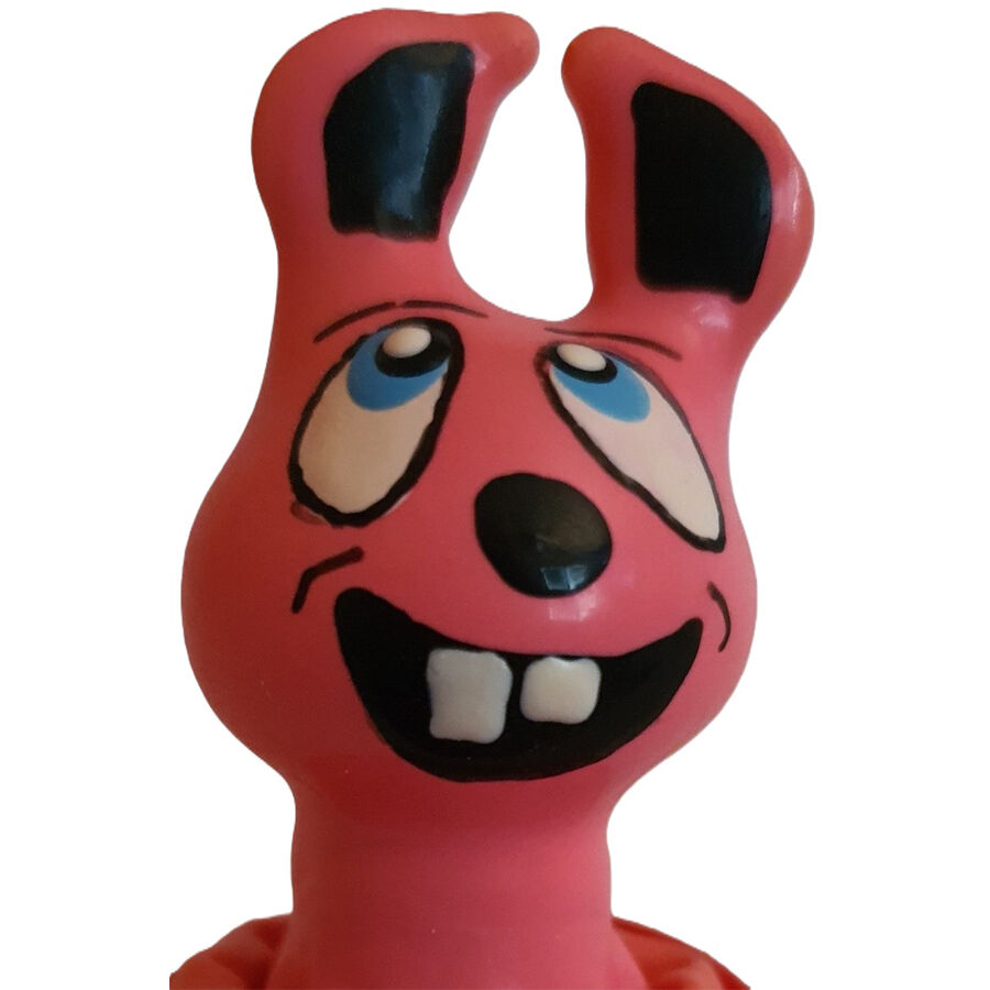 CONDOMERIE Laughing Pink Hare, regalo erótico pintado a mano