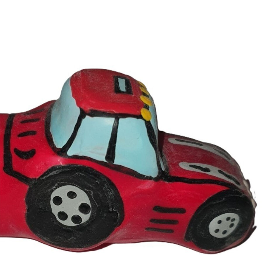 CONDOMERIE Regalo original de tractor pintado a mano, rojo, XL