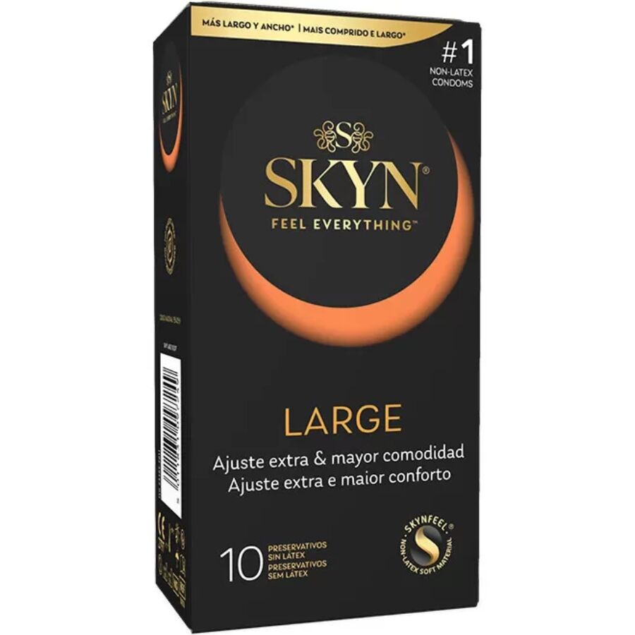 Preservativos sin látex SKYN Large, 10 unidades