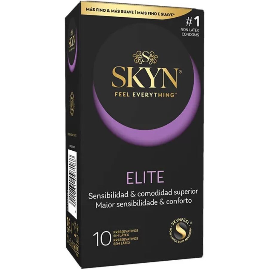 Preservativos SKYN Elite sin látex, ultrafinos, 10 unidades