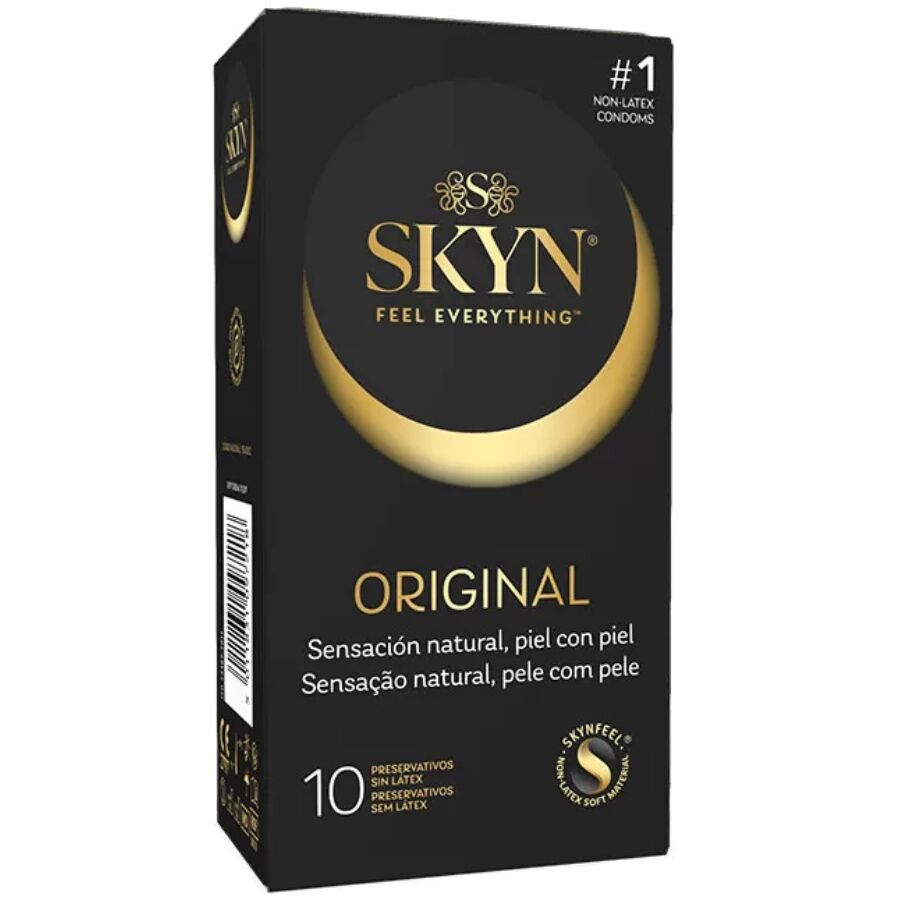 Preservativos sin látex SKYN Original con lubricante, 10 unidades