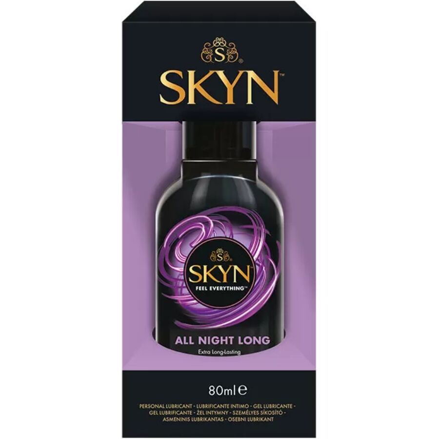 Lubricante de silicona SKYN All Night Long, 80 ml