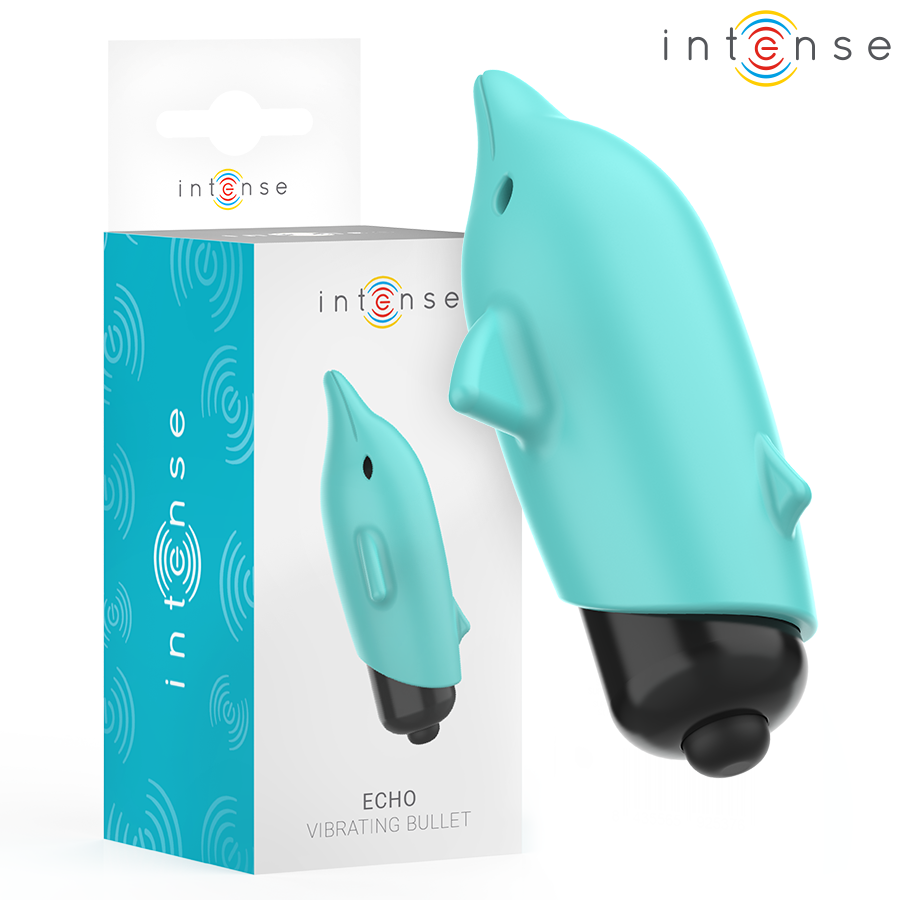 Minivibrador INTENSE Echo Dolphin, azul