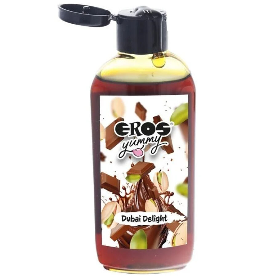 Lubricante EROS Yummy Dubai Delight con sabor a pistacho y chocolate, 100 ml