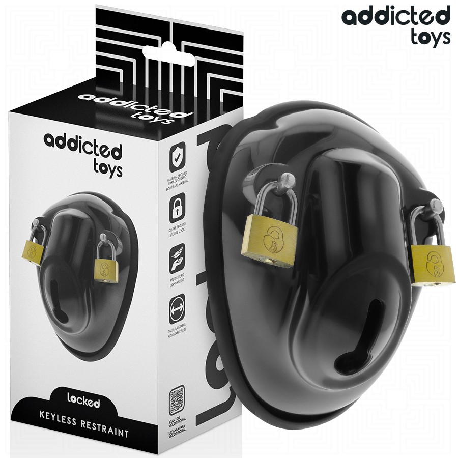 Jaula para pene ADDICTED TOYS LOCKED Shell, 11,5 cm