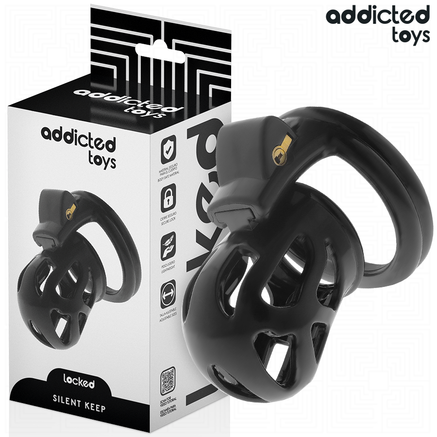 ADDICTED TOYS LOCKED Silent Keep jaula para el pene