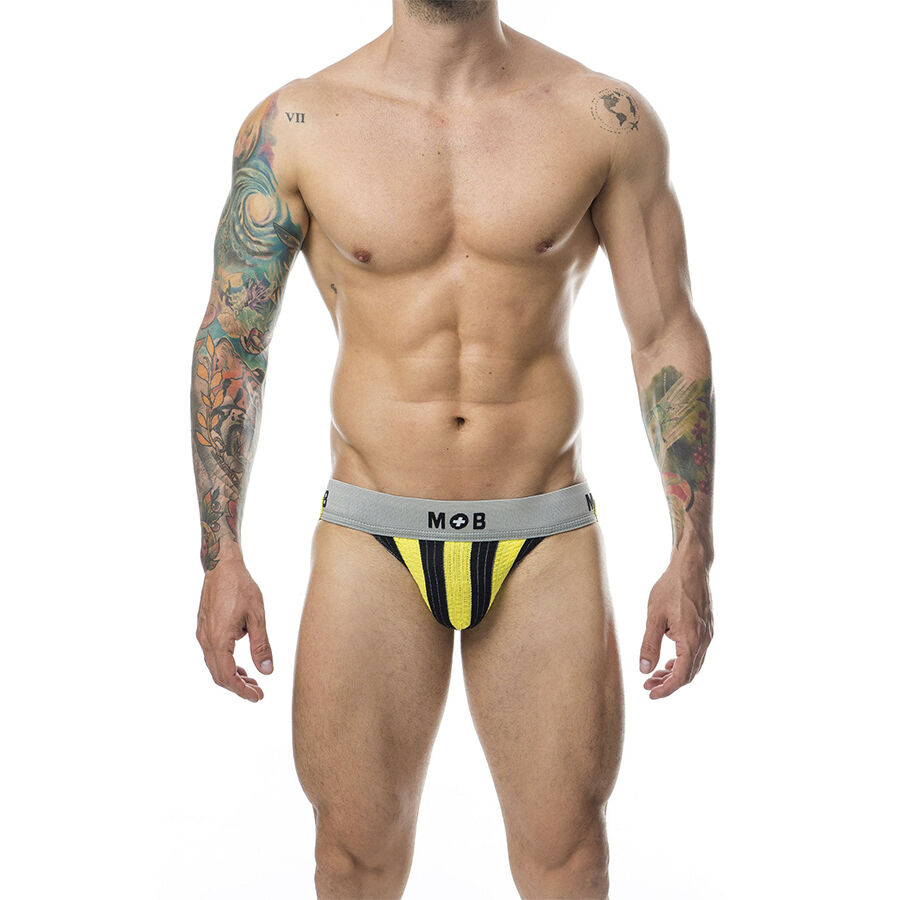 Suspensorio para hombre con bolsa de algodón y cintura resistente para mayor comodidad MOB
