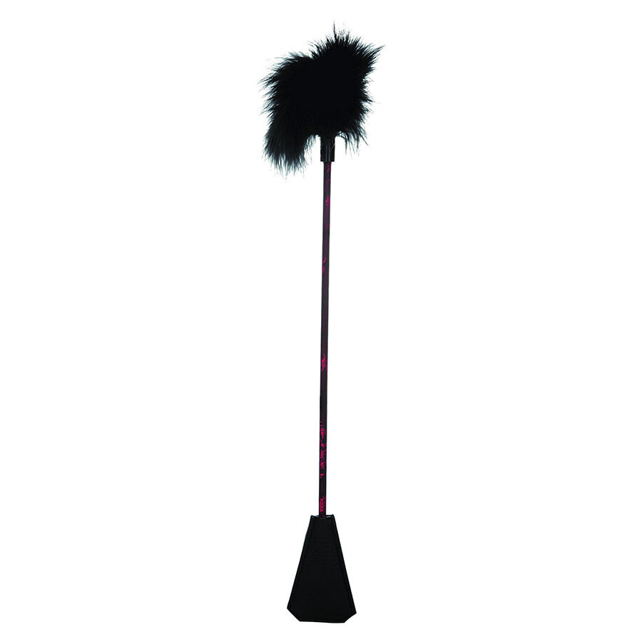 CalExotics Scandal Feather Whip con pluma y crop