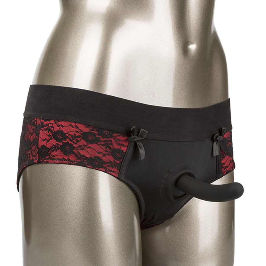 CalExotics Scandal braga abierta con dildo, talla S/M