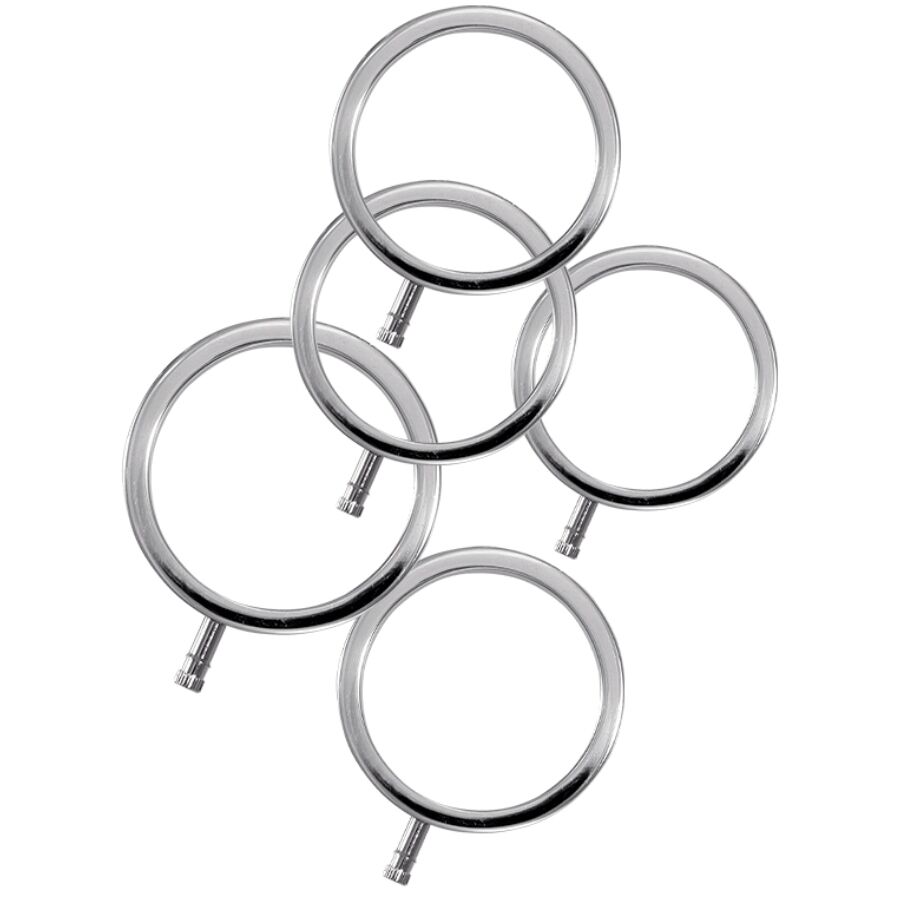 ElectraStim ElectraRings: 5 anillos para el pene para electroestimulación