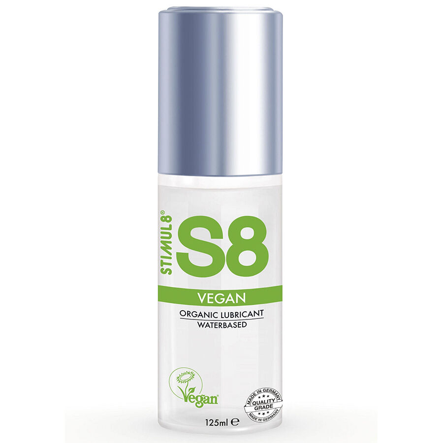 Lubricante vegano de base acuosa STIMUL8 S8, 125 ml