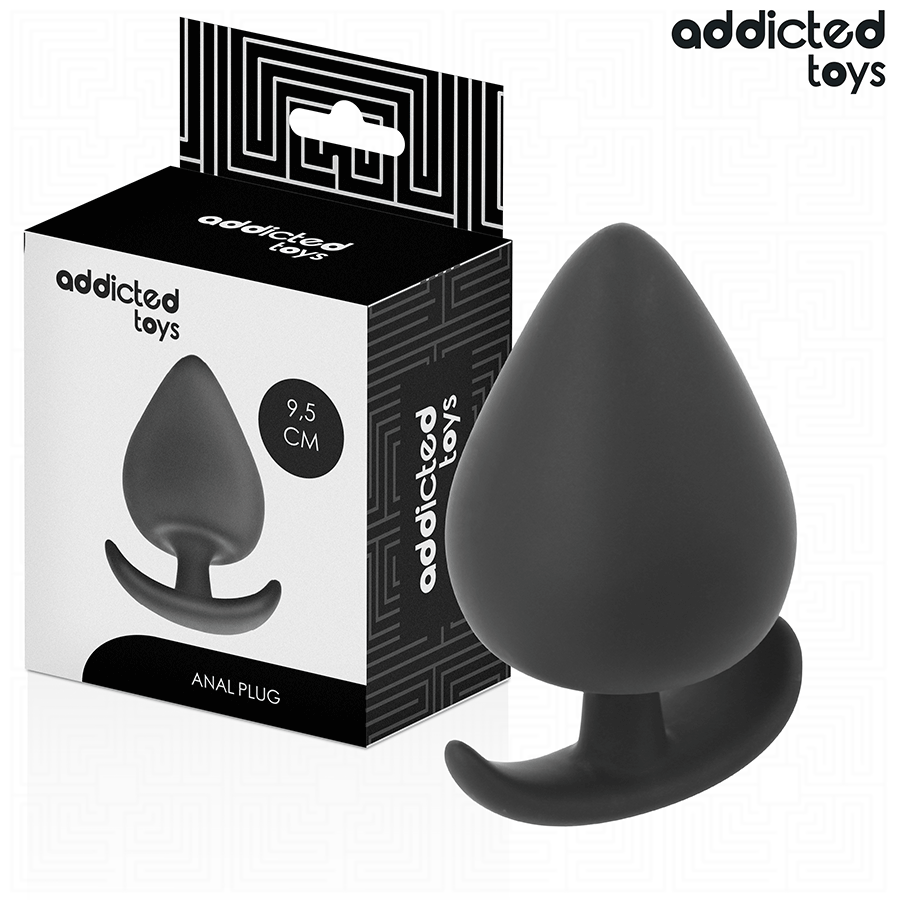Tapón anal XL de silicona ADDICTED TOYS, 9,5 cm