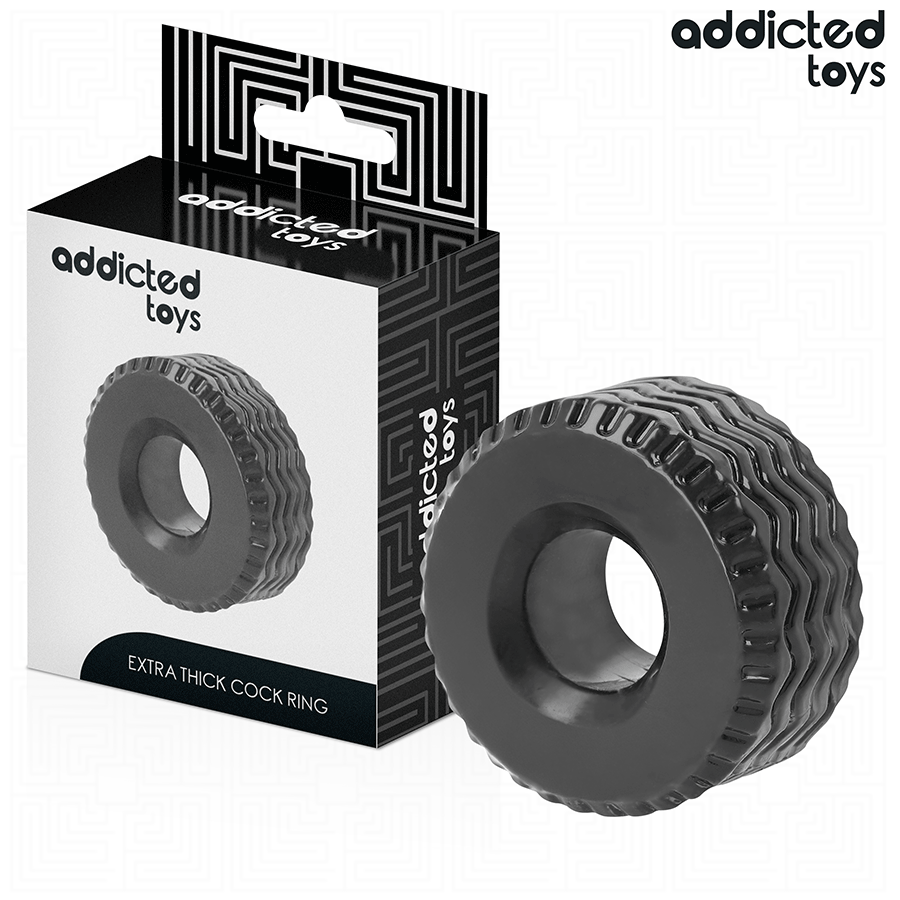 ADDICTED TOYS Extra Thick anillo para el pene sin vibración