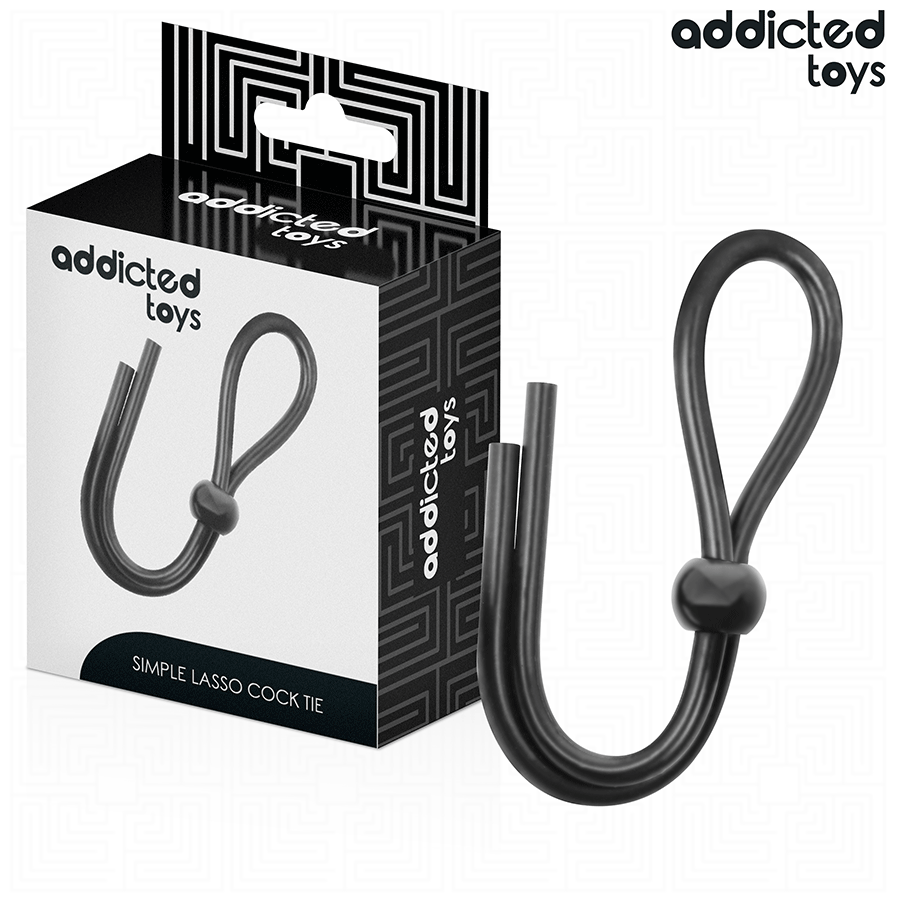 Anillo para el pene sin vibración ADDICTED TOYS con una anilla ajustable