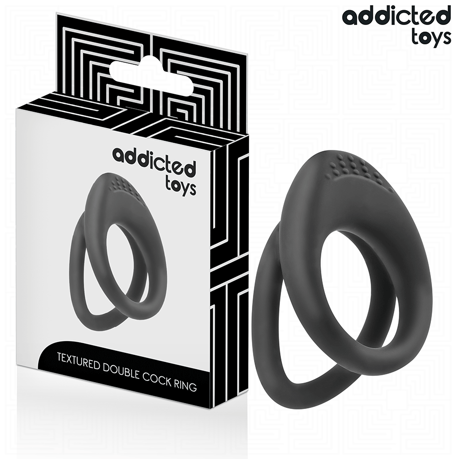 ADDICTED TOYS Anillo para el pene sin vibración con doble aro