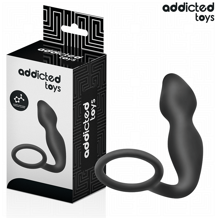 ADDICTED TOYS plug anal con anilla Model 2 de silicona