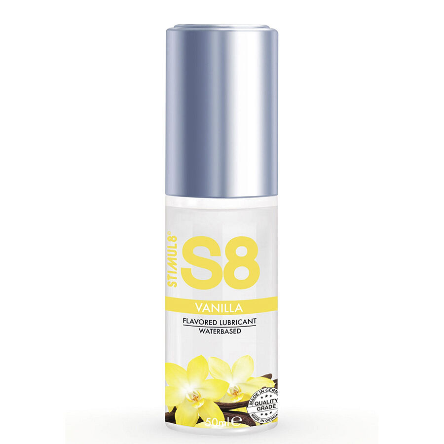STIMUL8 S8 lubricante con sabor a vainilla, 50 ml