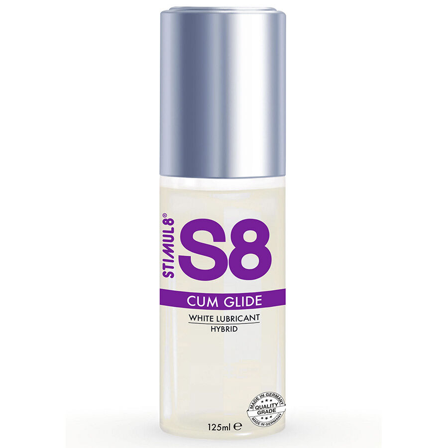 STIMUL8 S8 Cum Glide lubricante híbrido, 125 ml