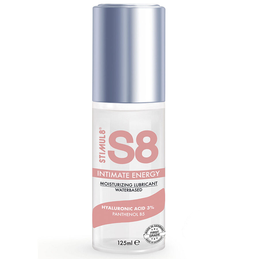 STIMUL8 S8 Intimate Energy lubricante de base acuosa con ácido hialurónico, 125 ml