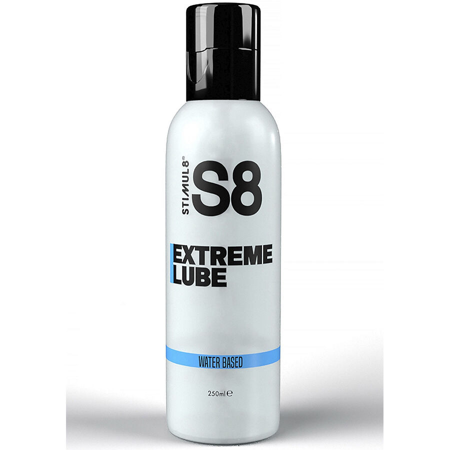 Lubricante de base acuosa STIMUL8 S8 Extreme, 250 ml