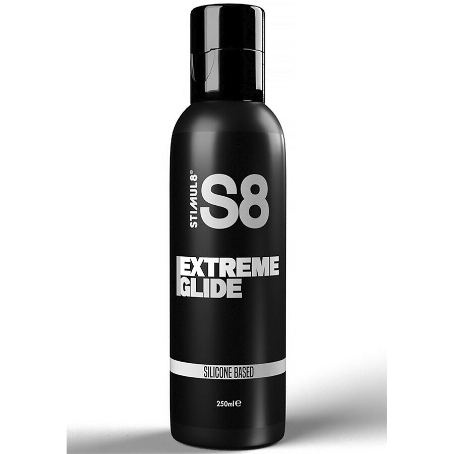 Lubricante de silicona STIMUL8 S8 Extreme Glide, 250 ml