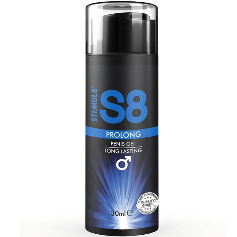 Gel para el pene STIMUL8 S8 Prolong, 30 ml