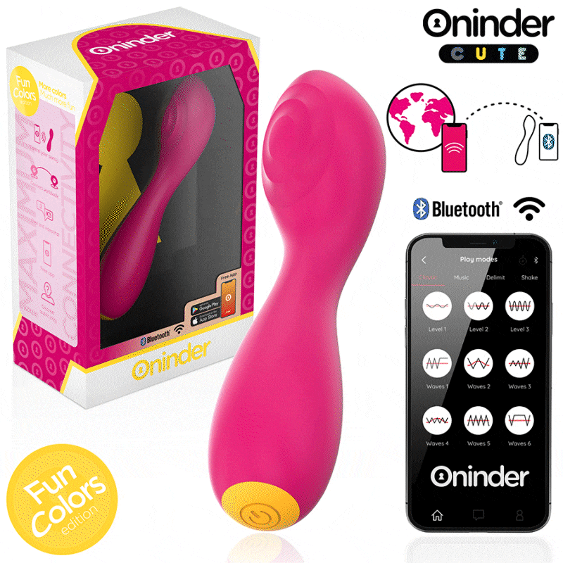 ONINDER CUTE Love Buddy Master vibrador con app y función de golpeteo