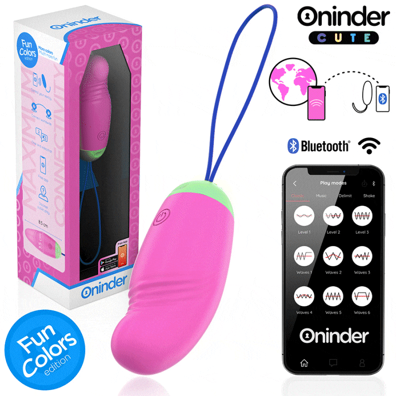 ONINDER CUTE Love Pleasure Estimulador de clítoris con vibración y rotación